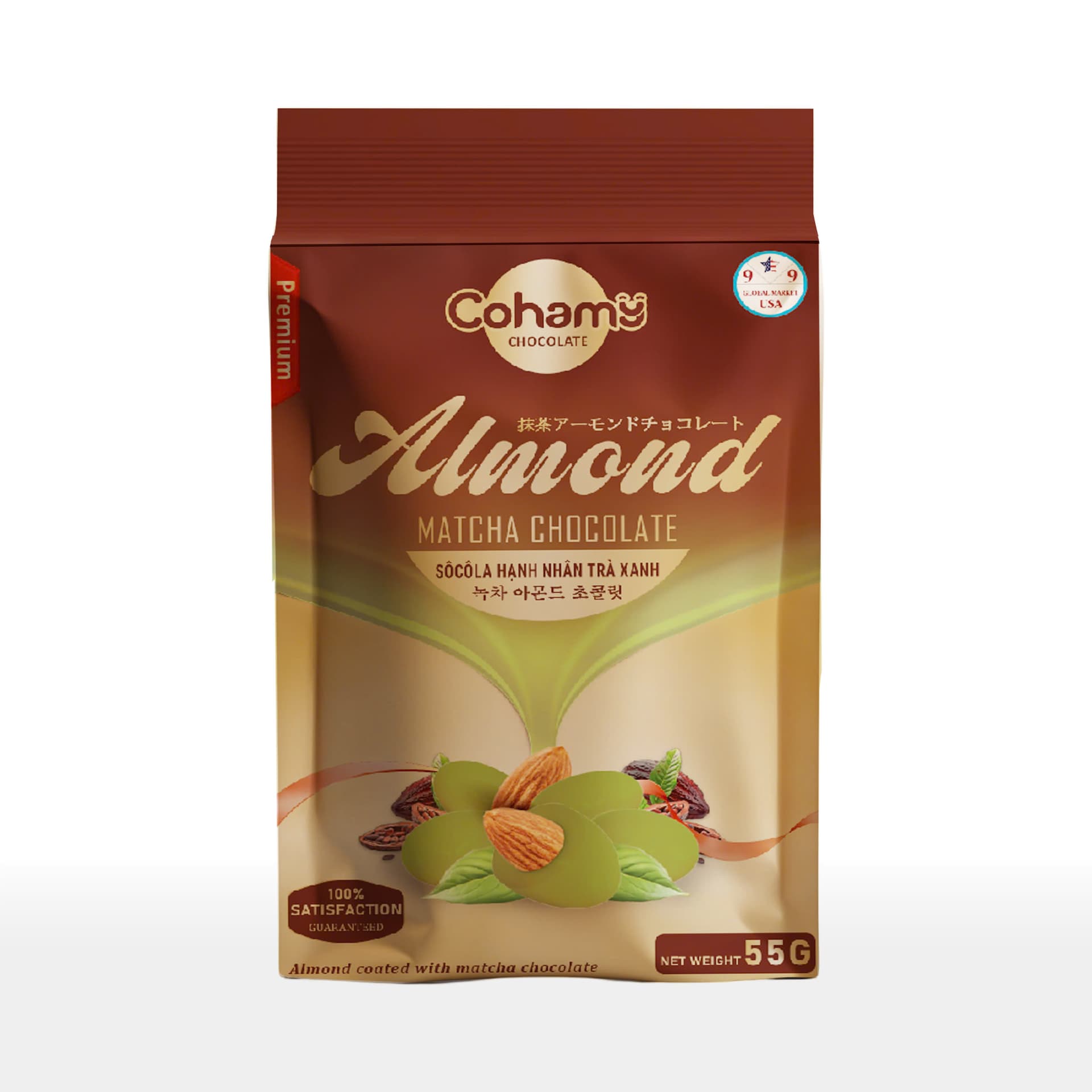 Cohamy Almond Matcha Chocolate